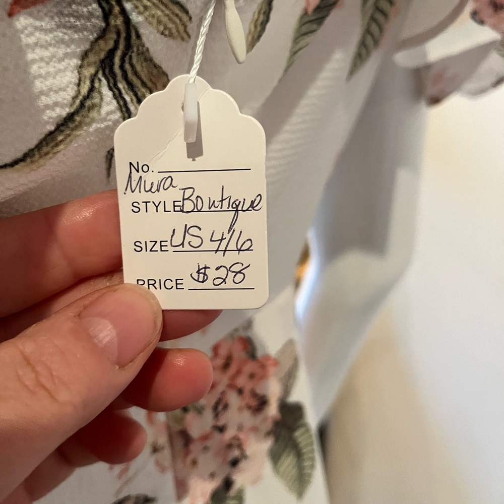 Floral Ruffle Off-Shoulder Dress - Picture 2 of 2